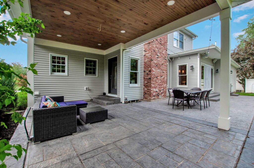 patio covered porch remodel