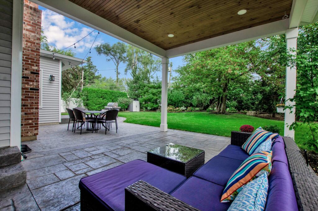 patio covered porch remodel