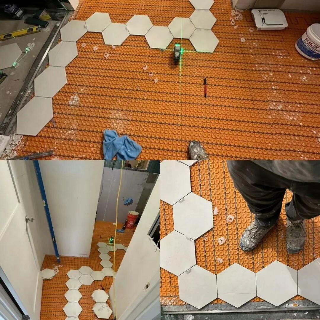 Preparation for a shower remodel